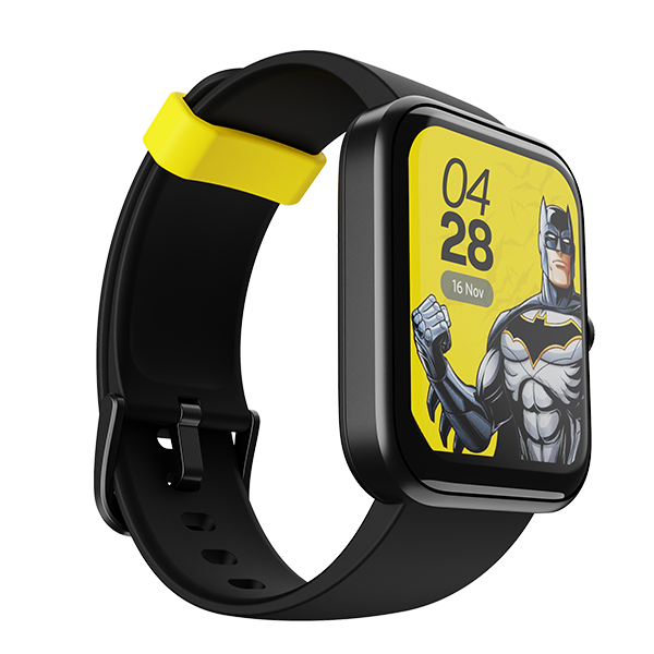 boAt Watch Xtend‌ Batman DC Edition | Premium Smart Watch with Alexa Built-in, 1.69" (4.29cm) Big Square Display