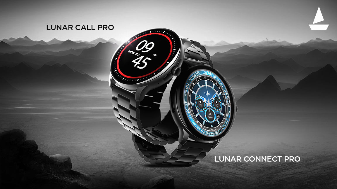 Lunar Connect Pro and Lunar Call Pro Round Dial Smartwatch