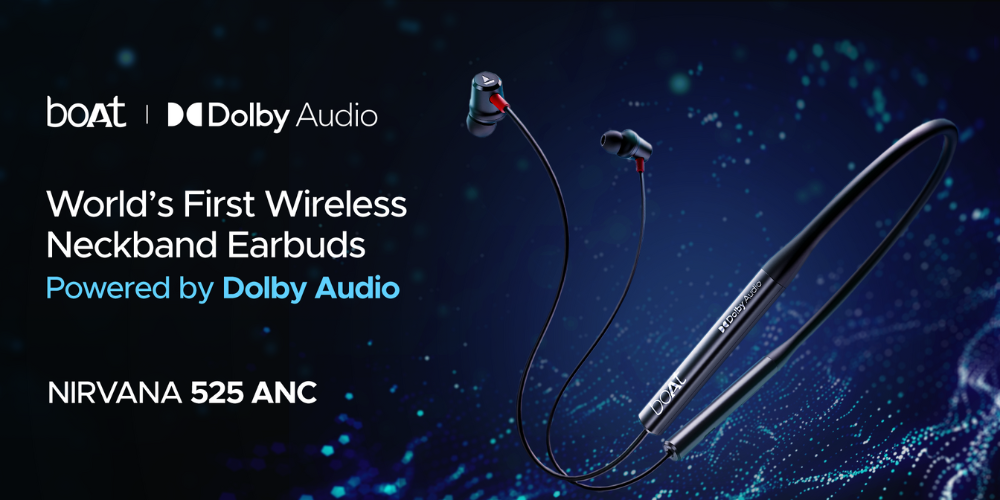 boAt's First Dolby Power Neckband with Hybrid ANC Features: The Perfect Fusion of Style and Sound