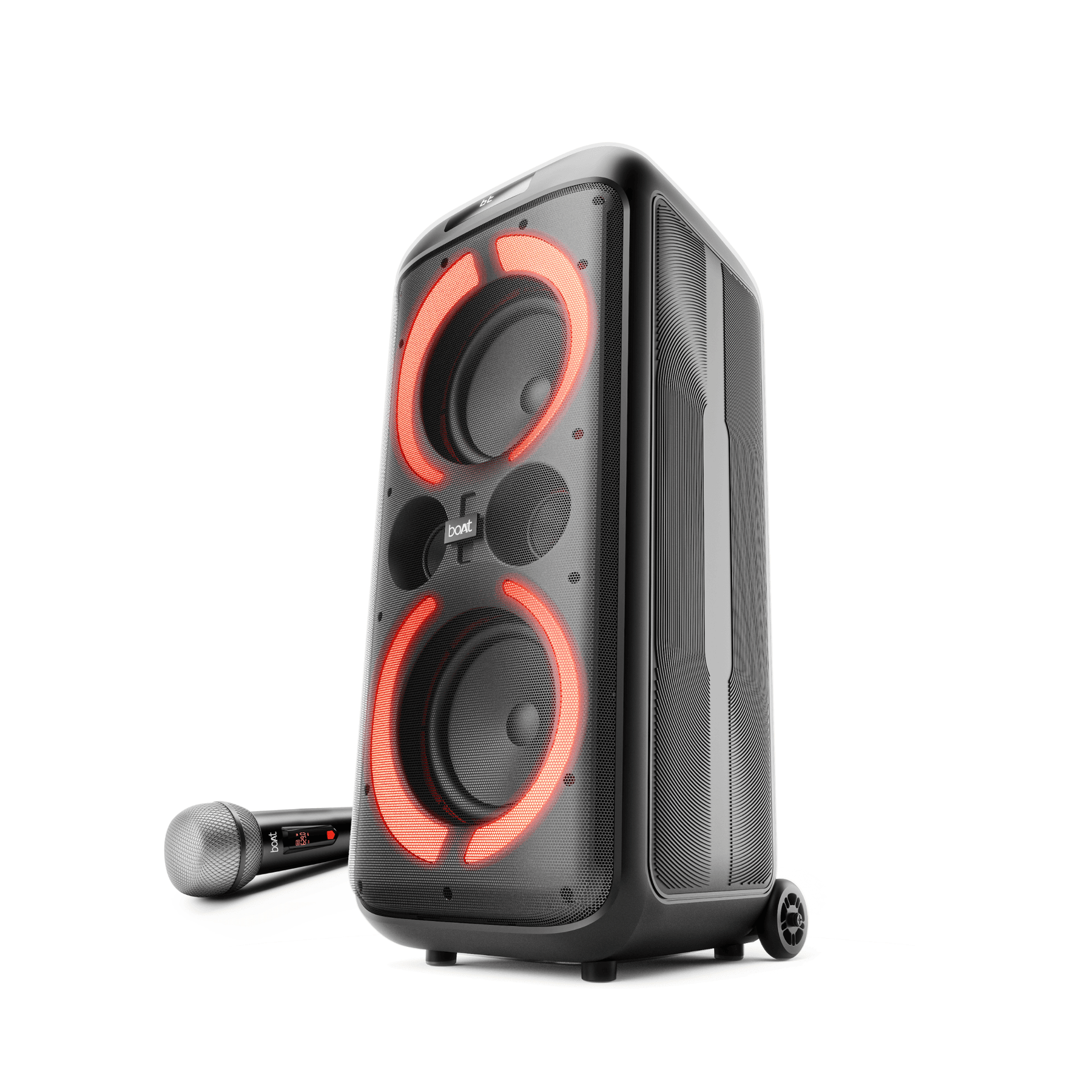 boAt PartyPal 600 Plus | Bluetooth Speaker with 240W Sound, RGB Lights, 6 Hours Playback, Karaoke & TWS