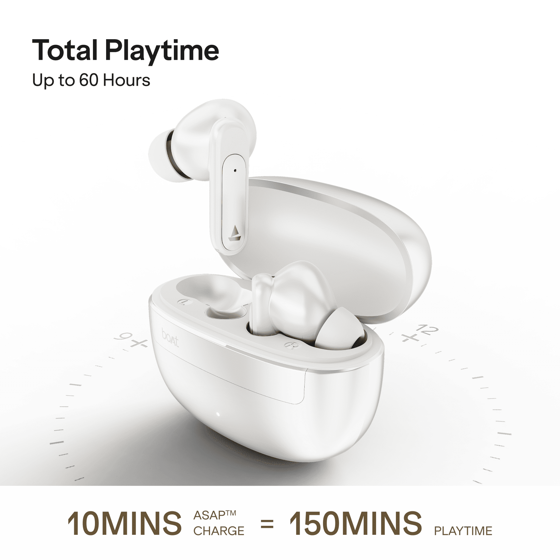 boAt Airdopes Plus 222 | TWS Earbuds with 60 Hours Playback & Spatial Audio