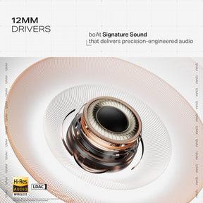 boAt Nirvana Zenith Pro | Wireless Earbuds with Spatial Audio, 80H Playback & 50dB Hybrid Adaptive ANC