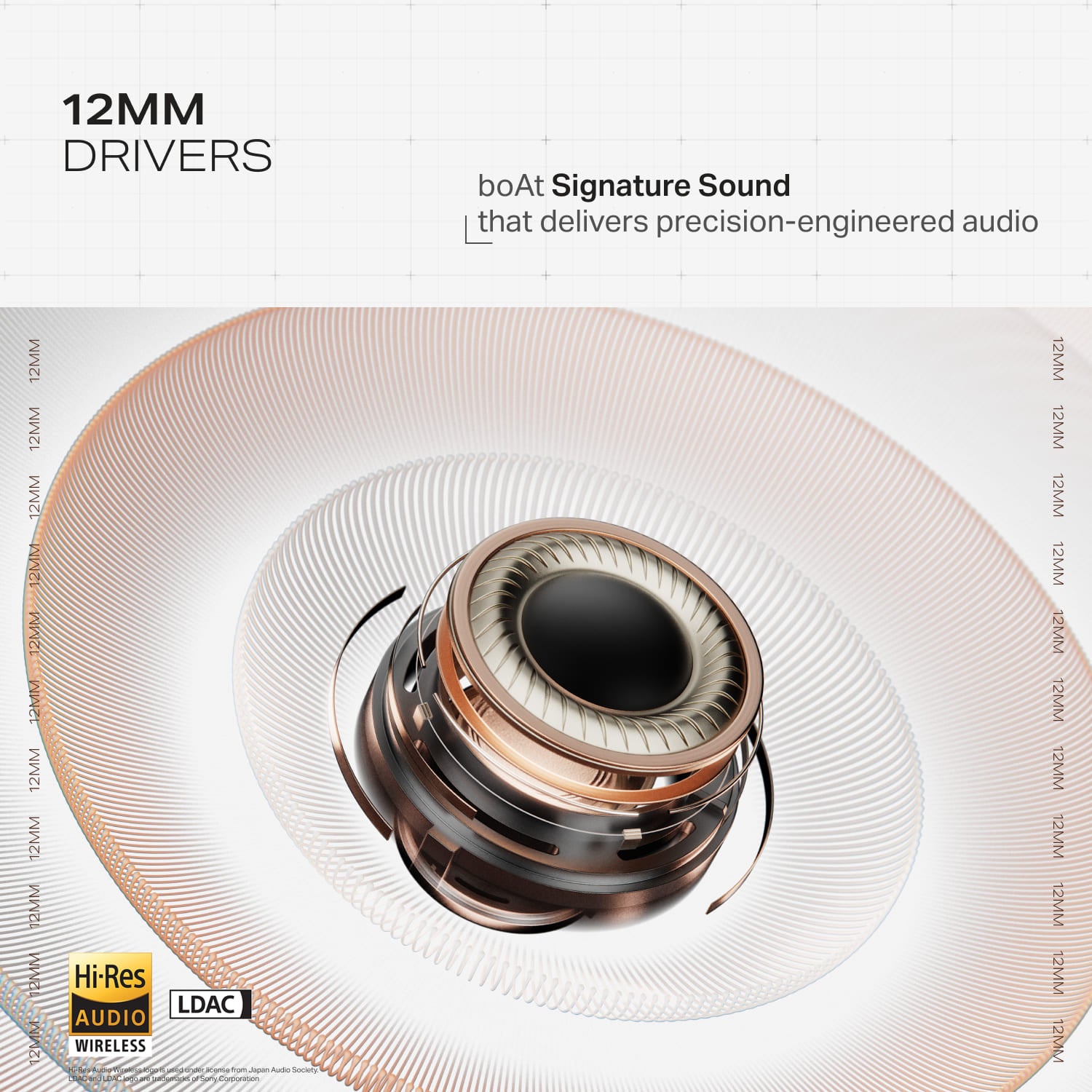 boAt Nirvana Zenith Pro | Wireless Earbuds with Spatial Audio, 80H Playback & 50dB Hybrid Adaptive ANC