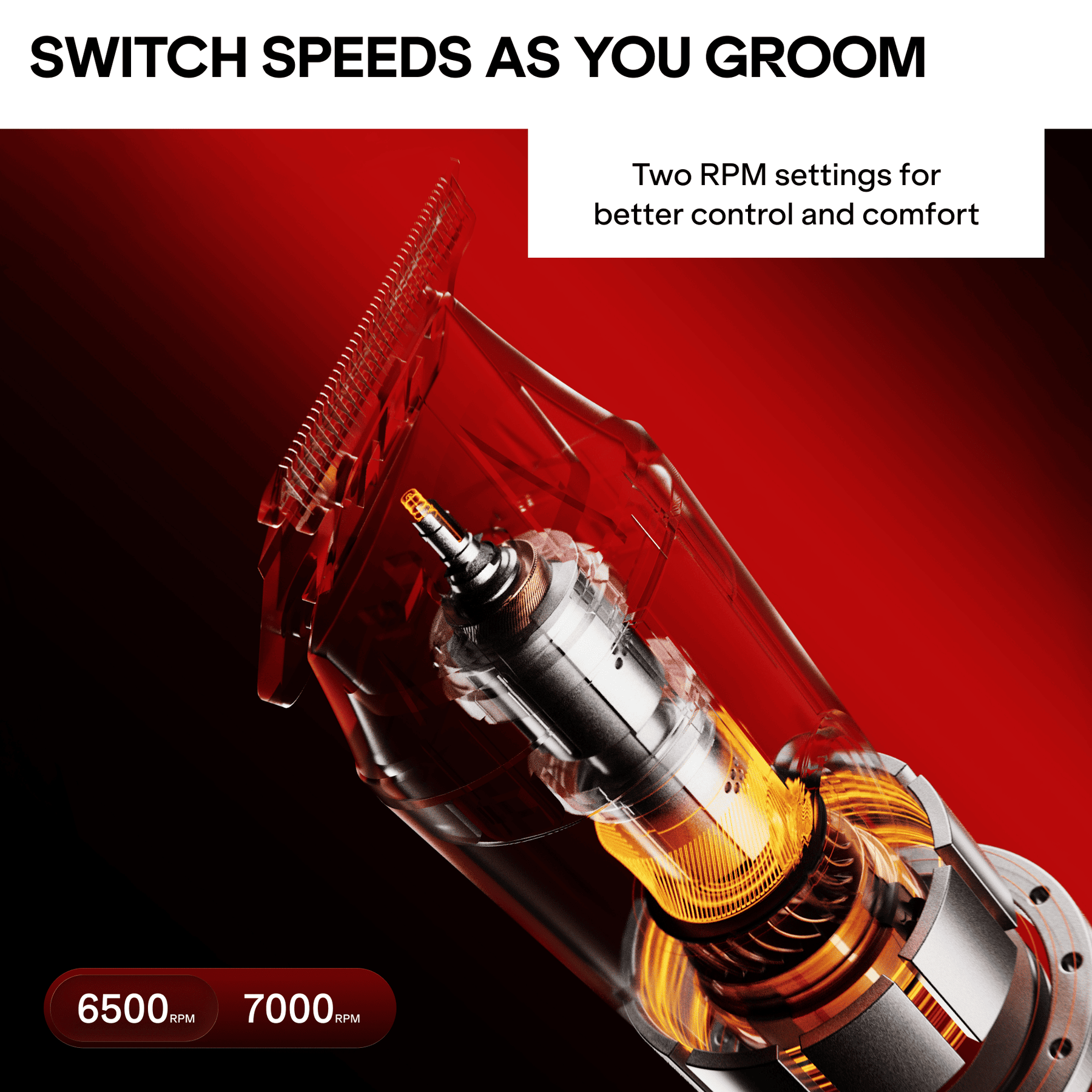 boAt Slazer K100 Trimmer | 180-Min Runtime, Dual Speed Settings & IPX6 Waterproof Design