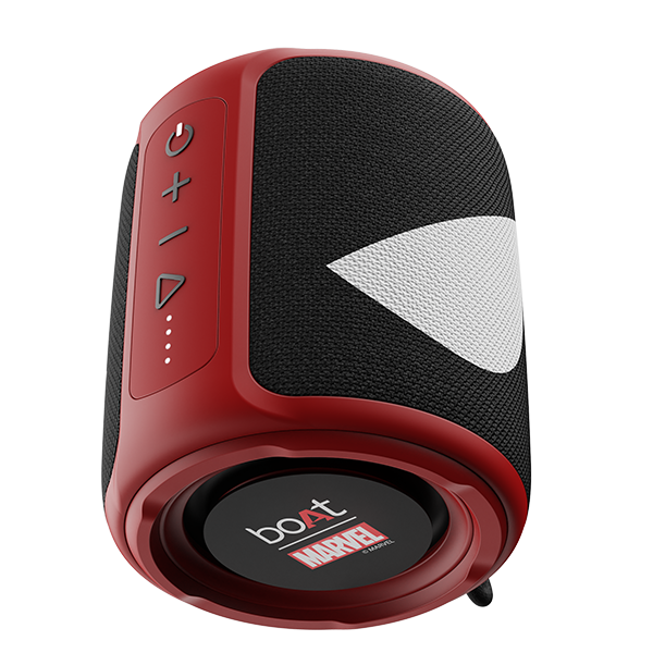 boAt Stone 352 Deadpool Edition | Portable Speaker with 10W RMS Stereo Sound, 12 Hours Playback, TWS Technology, 2200mAh battery