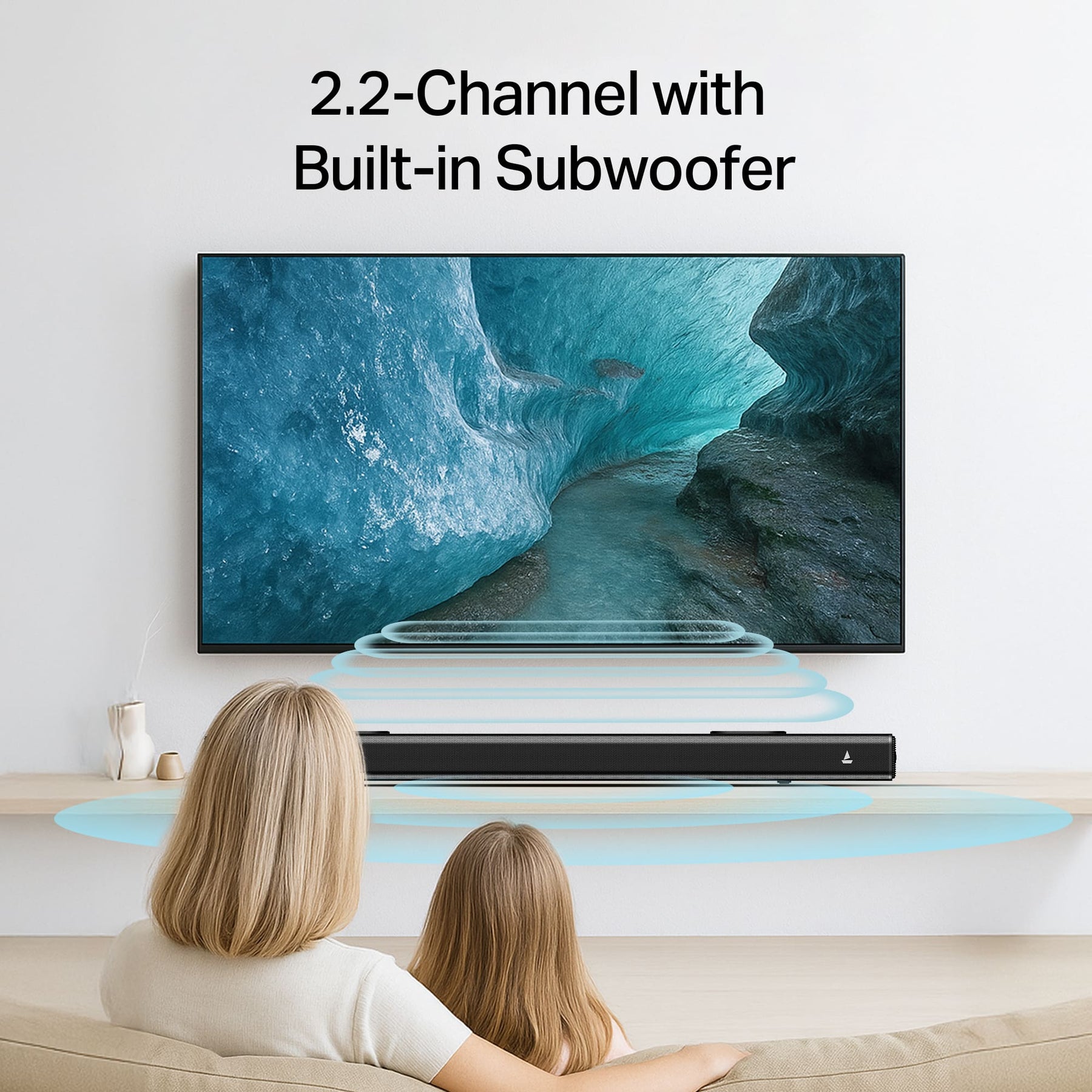 boAt Aavante Raga Plus 140W RMS 2.2 Channel Soundbar with Built-in Subwoofer and Bluetooth 5.3 sound bar price comparison image - view 2