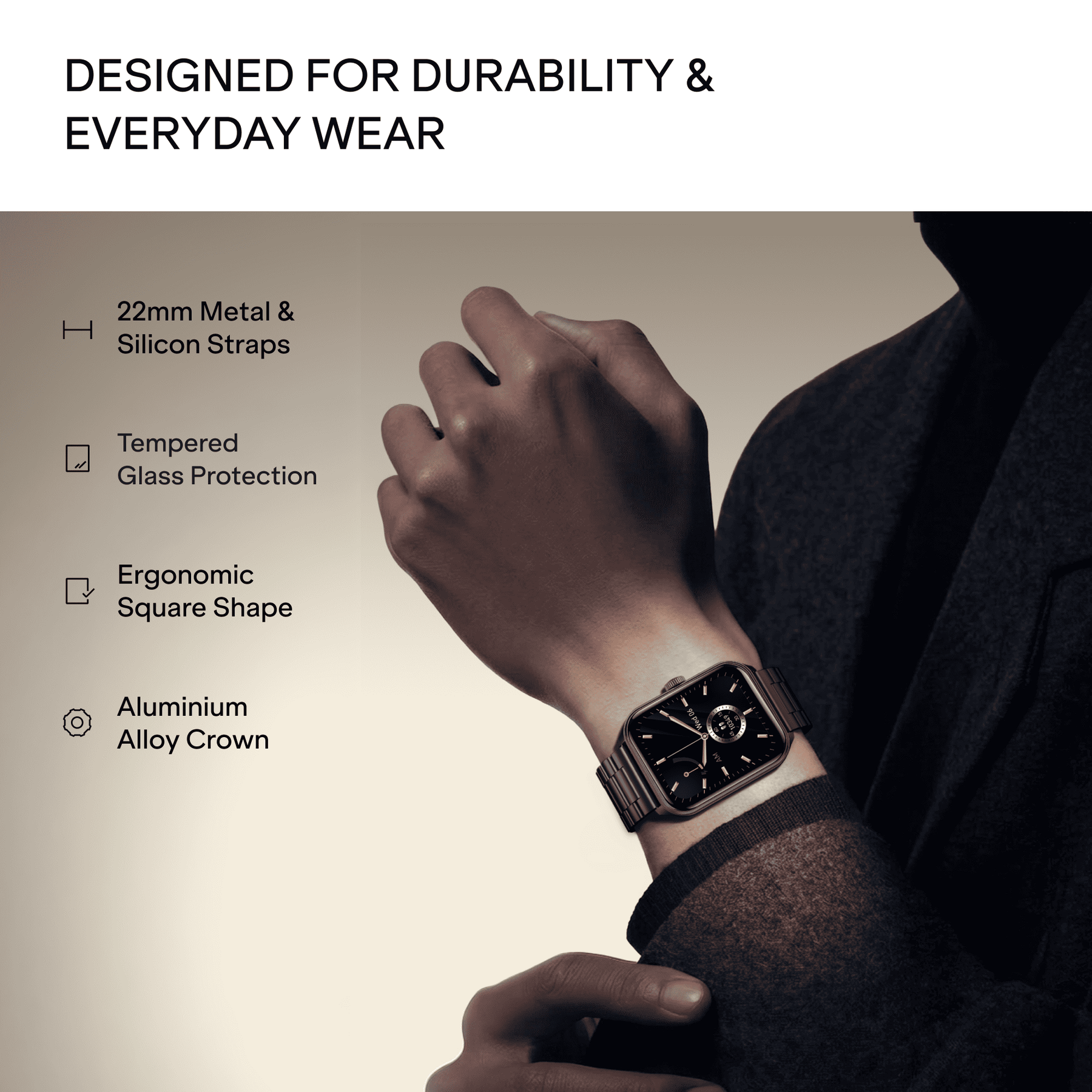 boAt Wave Fury Pro | 1.83” HD Smartwatch with Bluetooth Calling & Emergency SOS