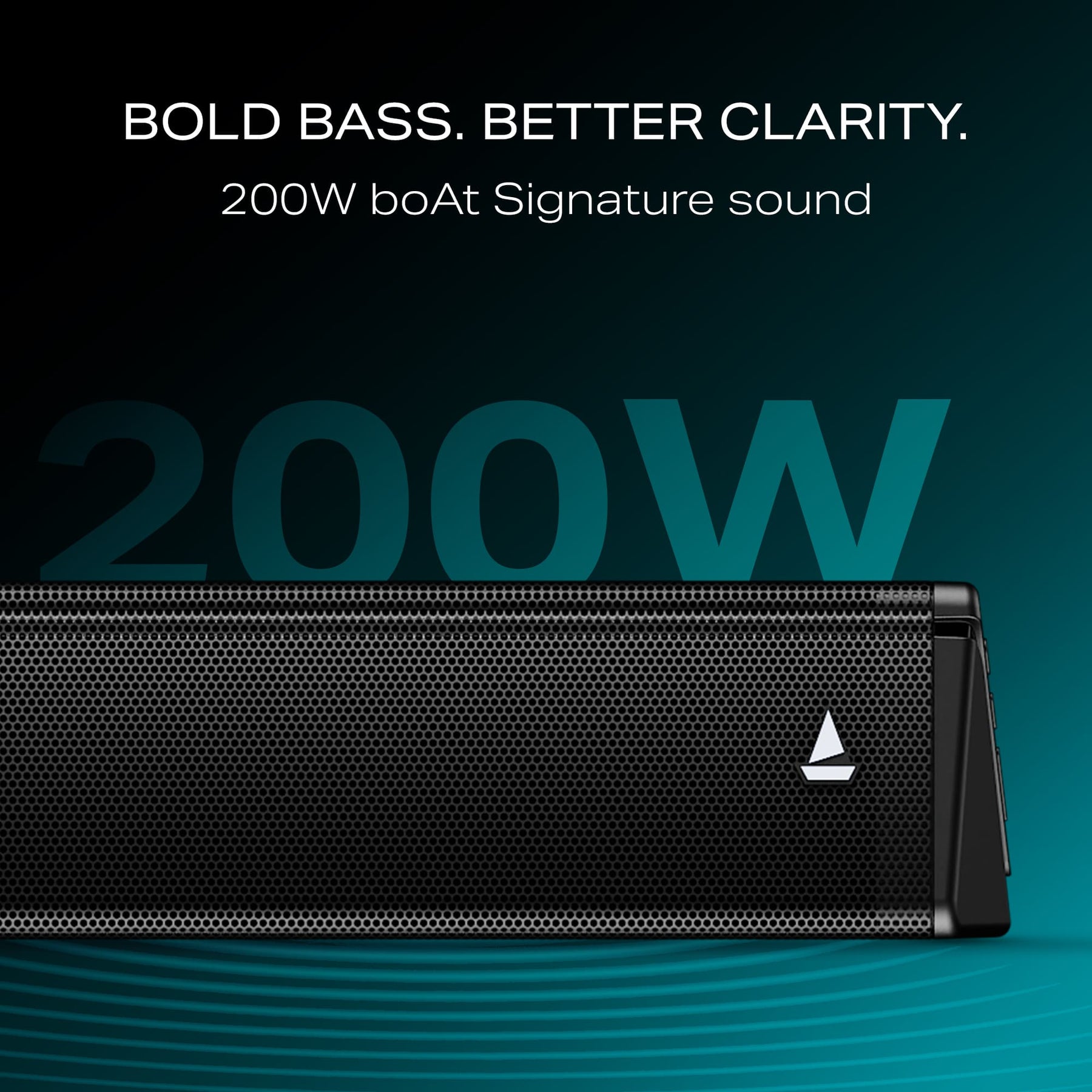 boAt Aavante 2.1 2000D | 200W 2.1 Channel Soundbar with Wired Subwoofer, Multi-Connectivity & EQ Modes