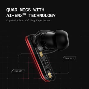 boAt Nirvana X TWS | Wireless Earbuds with Knowles dual drivers, Hi-Res Audio LDAC, 40 Hours Playback, boAt Hi-Fi Sound, ENx™ Technology, Dual Pairing