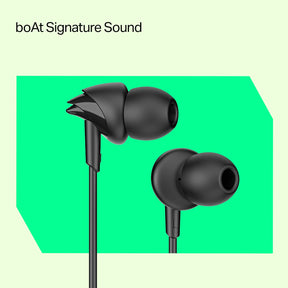 Bassheads 213L | Wired Earphone with 10mm Drivers, boAt Signature Sound, Snug Fit & Braided Cable
