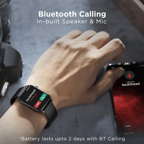 boAt Wave Call | Bluetooth Calling Smartwatch with 1.69" (4.29 cm) HD Curved Display, 150+ Watch Faces, Heart Rate & SPO2 Monitoring