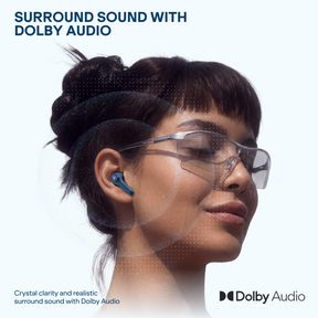 boAt Airdopes Prime 800D | Dolby Audio, 45 Hours Playback & Quad Mics for Crystal Clear Calls
