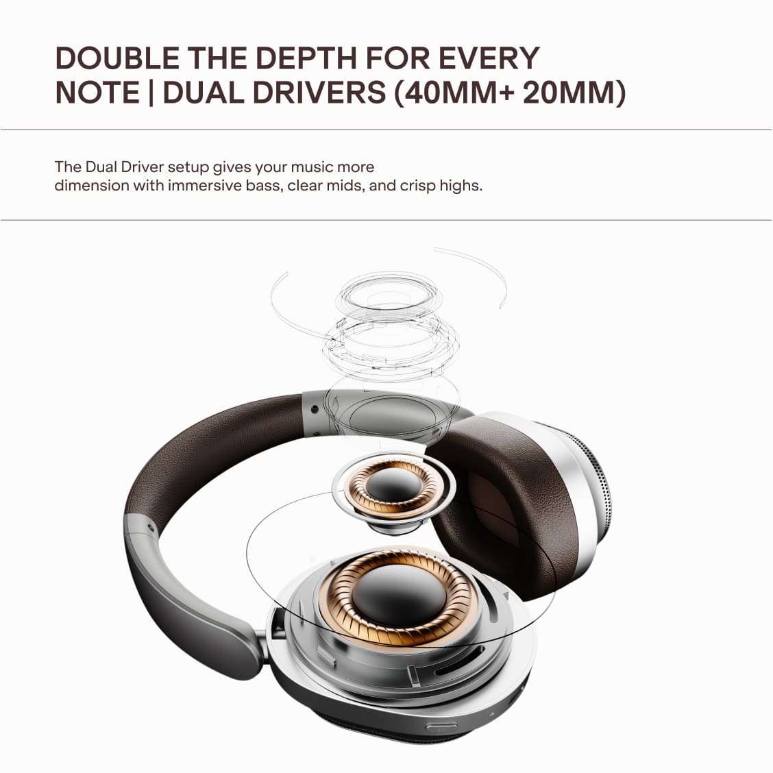 boAt Rockerz Plus 440 | Best-in-Segment Wireless Headphones with Dual Drivers & 60 Hours Playback