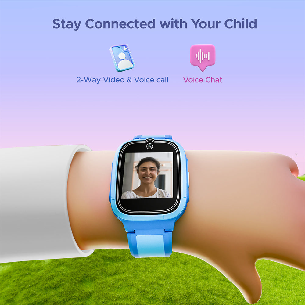 boAt Wanderer Smart Watch for Kids - Best 4G SIM and Wi-Fi Enabled ...