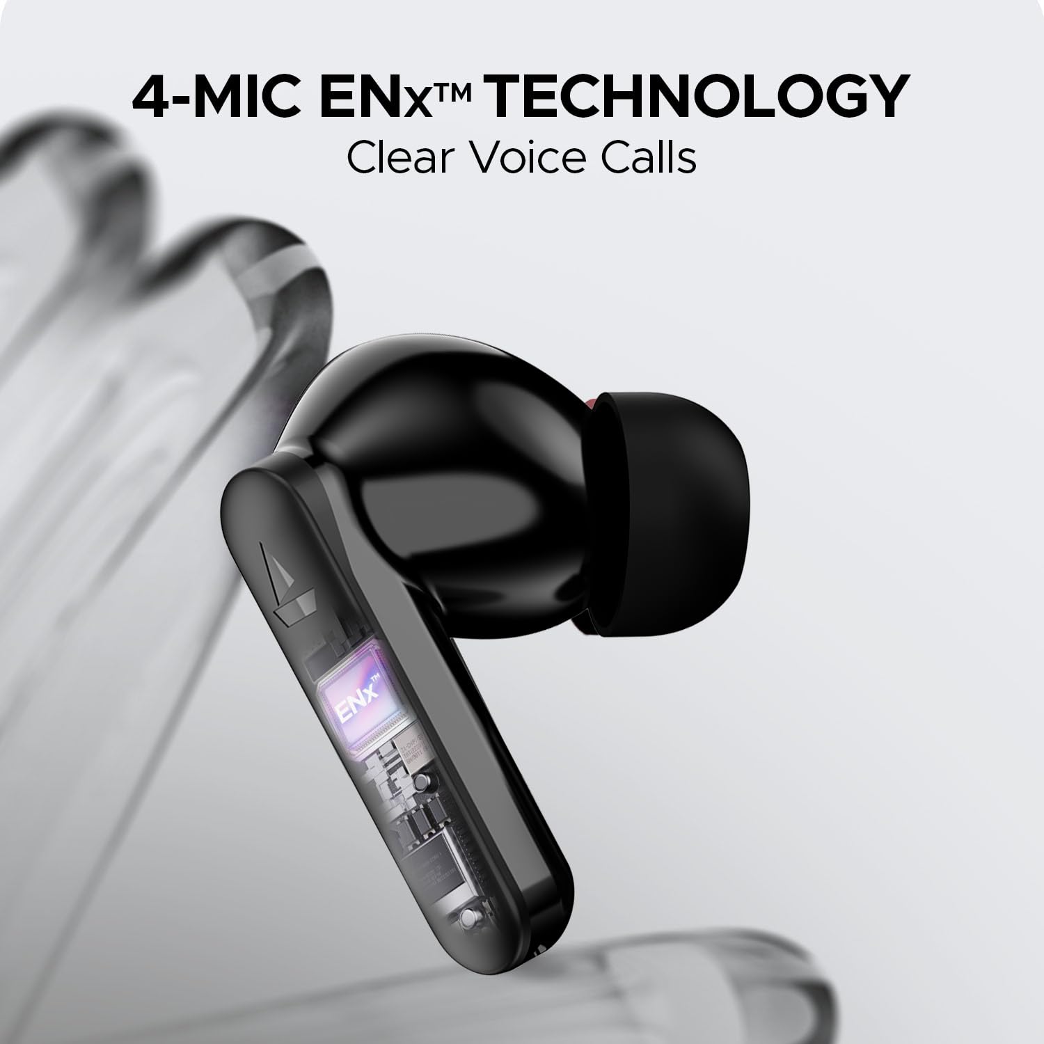 boAt Airdopes Ultra Plus | Wireless Earbuds with 50 Hours Playback, BEAST™ Mode, Quad Mics with ENx™ Tech, IWP™ Technology