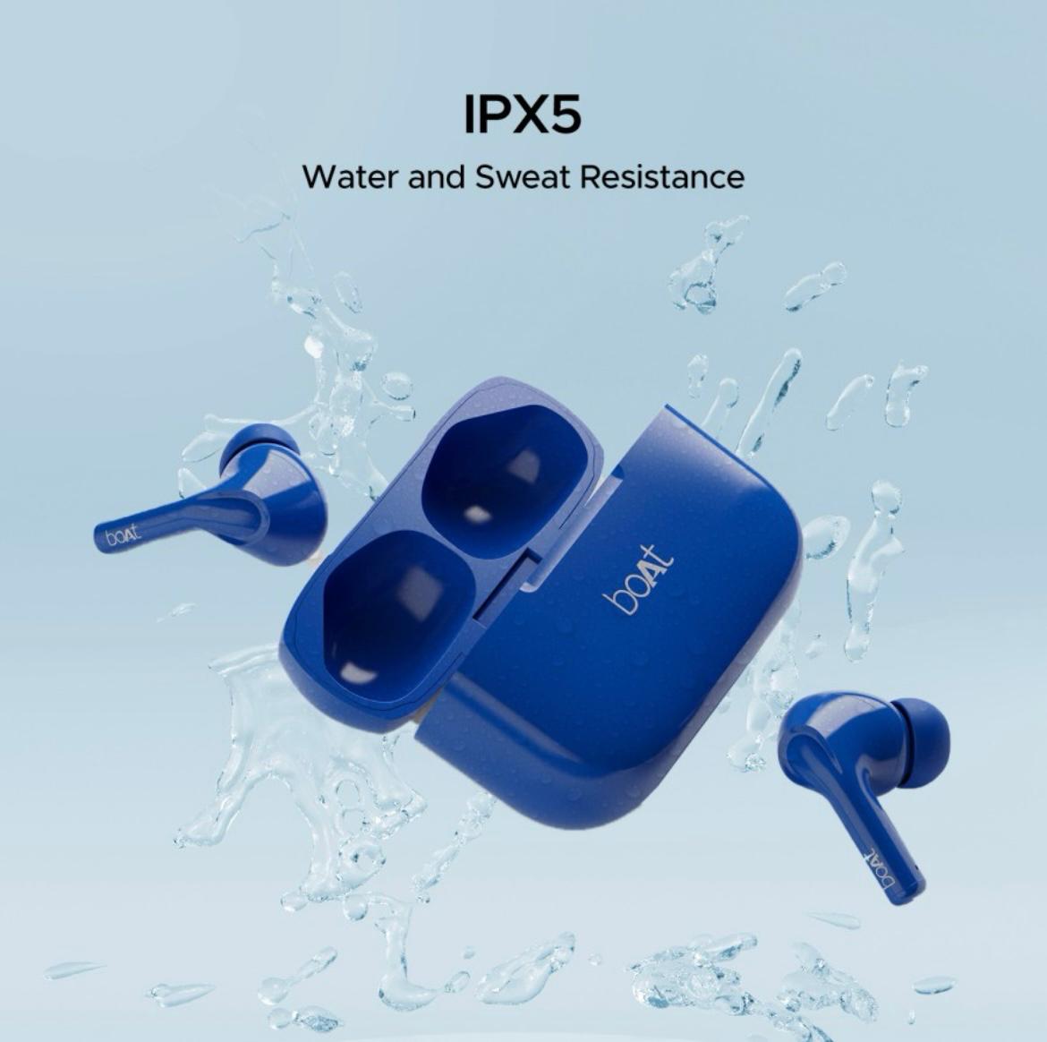 boAt Airdopes 161 SS Edition | TWS Earbuds with Massive Playback of upto 40 Hours, IPX5 Water & Sweat Resistance, IWP Technology, Type C Interface