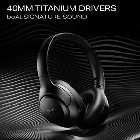 boAt Rockerz 551 ANC Pro | Wireless Headphone with 42dB Hybrid Adaptive ANC, 72 Hours Playtime, Dual Mics with ENx™ Tech