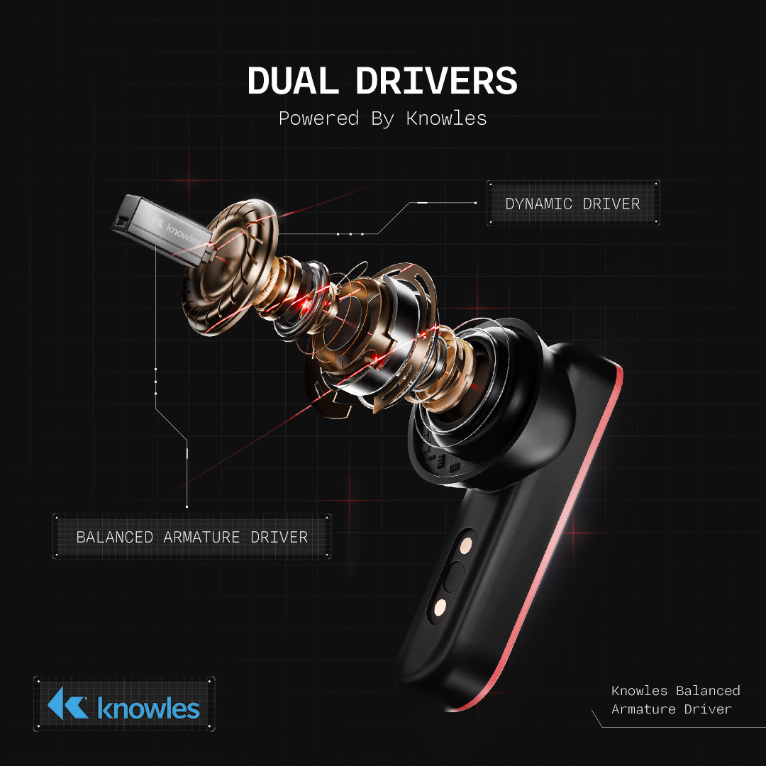 boAt Nirvana X TWS | Wireless Earbuds with Knowles dual drivers, Hi-Res Audio LDAC, 40 Hours Playback, boAt Hi-Fi Sound, ENx™ Technology, Dual Pairing