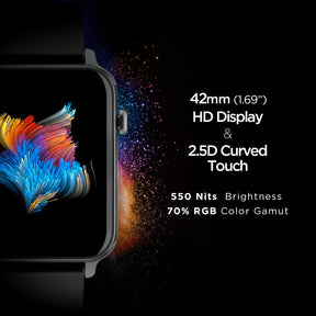 boAt Wave Call | Bluetooth Calling Smartwatch with 1.69" (4.29 cm) HD Curved Display, 150+ Watch Faces, Heart Rate & SPO2 Monitoring