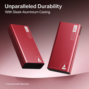 boAt Energyshroom PB400 | Powerbank with 20000mAh battery capacity with Smart IC protection