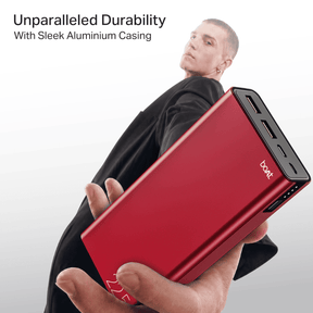 Energyshroom PB401 | Powerbank with 20000mAh Lithium Polymer Battery, Multiple Ports for Simultaneous Charging