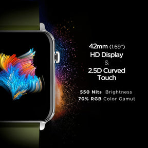 boAt Wave Call | Bluetooth Calling Smartwatch with 1.69" (4.29 cm) HD Curved Display, 150+ Watch Faces, Heart Rate & SPO2 Monitoring
