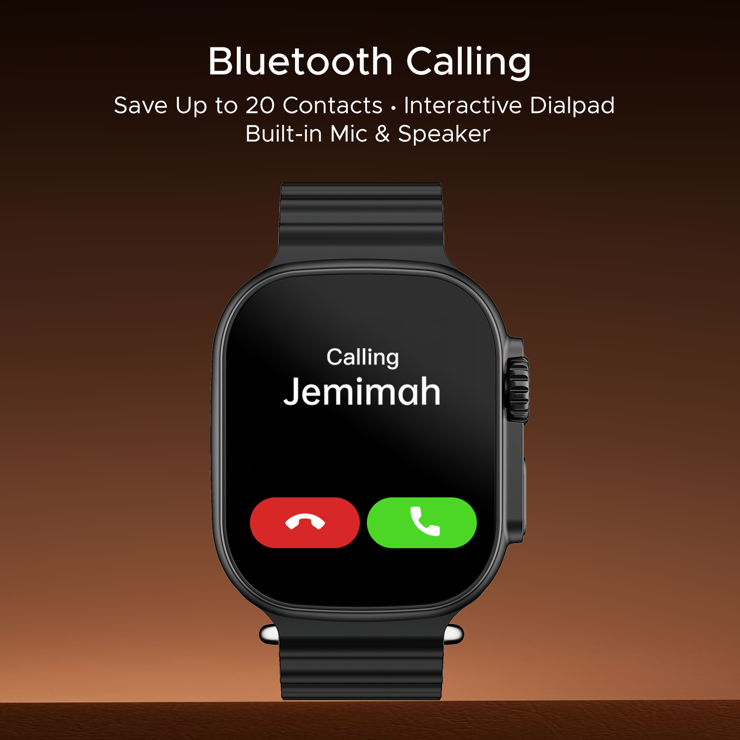 boAt Wave Aura | Smartwatch with 1.96" HD Display, 100+ Sports Modes, Functional Crown, Advanced BT Calling