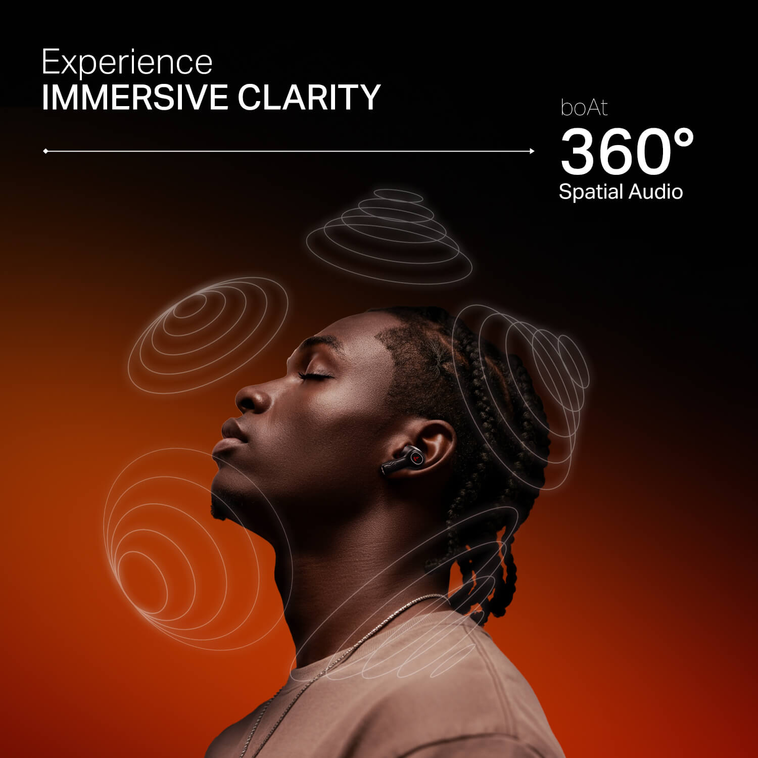 boAt Nirvana Crystl | Wireless Earbuds with 100 Hours Playback, Upto 32dB ANC, BEAST™ Mode, Adaptive EQ by Mimi