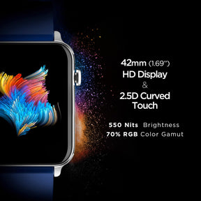 boAt Wave Call | Bluetooth Calling Smartwatch with 1.69" (4.29 cm) HD Curved Display, 150+ Watch Faces, Heart Rate & SPO2 Monitoring