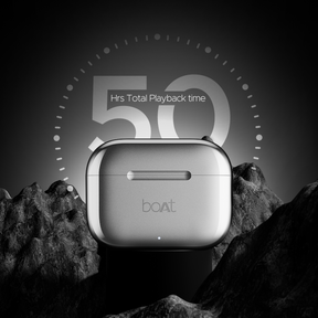 boAt Airdopes 161 (Metallic) | Wireless Earbuds with Massive Playback of upto 50 Hours, IPX4 Water & Sweat Resistance, IWP Technology, Type C Interface