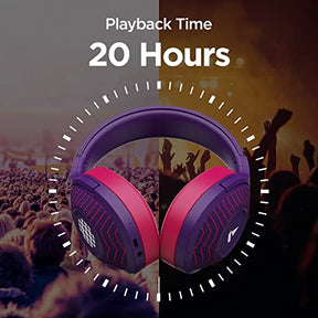 boAt Rockerz 550 Sunburn Edition | Wireless Headphone with Bluetooth v5.0, 20 Hours Playback, 500mAh battery, 50mm dynamic drivers