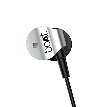 BassHeads 132 | Wired Earphones with 10mm Dynamic Driver, 3.5mm Jack, HD Sound, Microphone with Voice Assistant - boAt Lifestyle