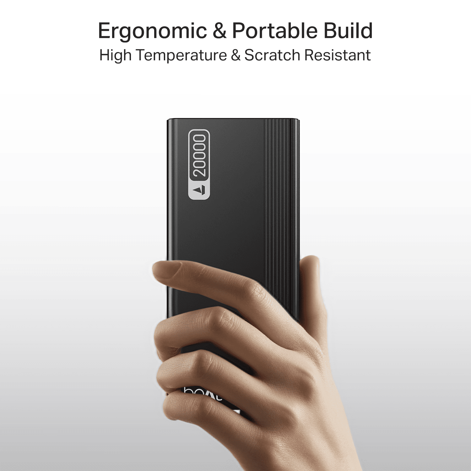 Energyshroom PB401 | Powerbank with 20000mAh Lithium Polymer Battery, Multiple Ports for Simultaneous Charging
