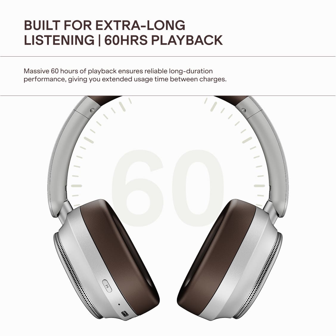 boAt Rockerz Plus 440 | Best-in-Segment Wireless Headphones with Dual Drivers & 60 Hours Playback
