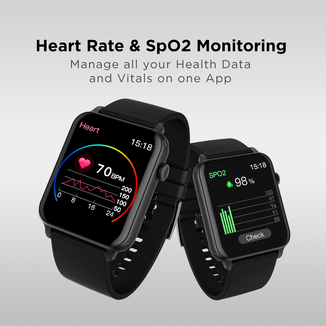 boAt Wave Voice | Most Featured Calling Smart Watch with 10 days of battery life, 1.68" (4.29cm) HD Curved Display, SpO2 & Heart Rate Monitoring