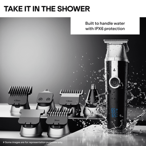 boAt Slazer K100 Trimmer | 180-Min Runtime, Dual Speed Settings & IPX6 Waterproof Design