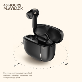 boAt Airdopes Prime Raga | Wireless Earbuds with 45H Playback, Dolby Audio & Quad Mics