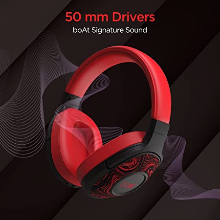 boAt Rockerz 550 FM | Wireless Headphone with 50mm dynamic drivers, Bluetooth v5.0, 500mAh battery, 20H Playback
