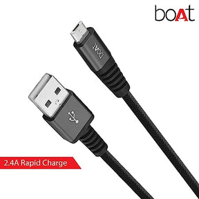 Para-Armour Micro USB 1.5 Meter | Premium USB Cable with 480Mbps Transfer Speed, Nylon Braiding, Durable Connectors