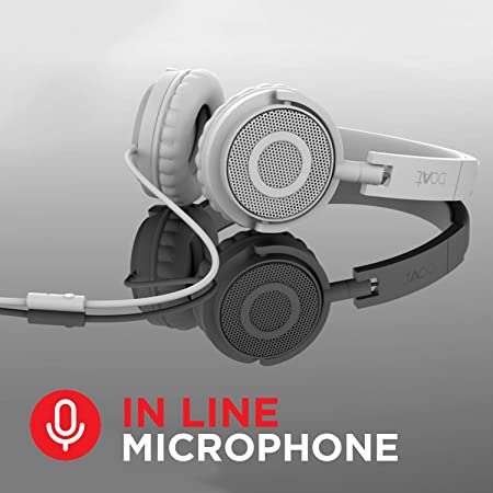 boAt Bassheads 900 | Wired Earphones with 40mm Drivers, Compact & Foldable, In-line microphone, Super Bass