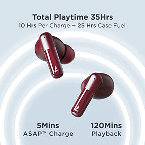 boAt Airdopes 172 | Wireless Earphones with 42 Hours playback with boAt’s Signature Audio Experience, ASAP™ Fast charge