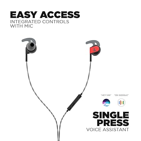 boAt Bassheads 242 | Wired Earphone with Durable Coated Cable, 10mm Dynamic Driver, IPX4 Water Resistant