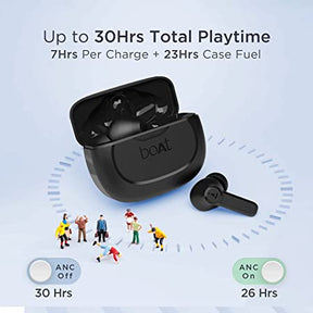 boAt Airdopes 393 ANC | Bluetooth Earbuds with 30 Hours of Playtime, Beast Mode, ENx™ technology