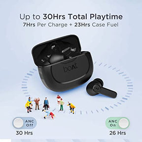 boAt Airdopes 393 ANC Bluetooth Earbuds with 30 Hours of Playtime, Beast Mode, ENx™ technology
