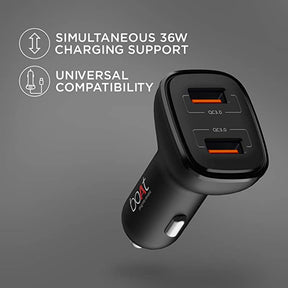 boAt Dual QC Port Rapid Car Charger 18W - boAt Lifestyle