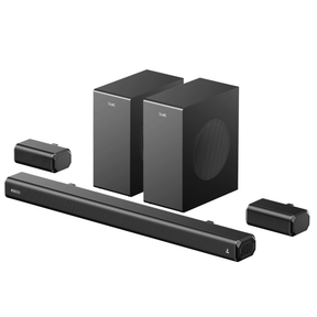boAt Aavante Bar Prime DA600 | 600W 5.2 Channel Soundbar with Dual Wired Subwoofers & Rear Satellites