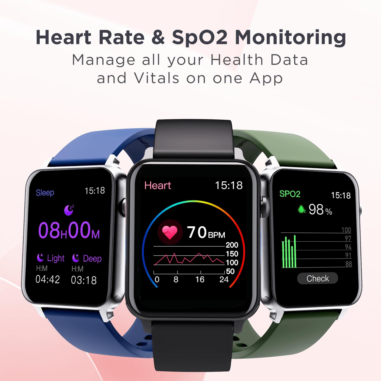 boAt Wave Call | Bluetooth Calling Smartwatch with 1.69" (4.29 cm) HD Curved Display, 150+ Watch Faces, Heart Rate & SPO2 Monitoring