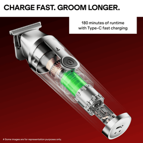 boAt Slazer K100 Trimmer | 180-Min Runtime, Dual Speed Settings & IPX6 Waterproof Design