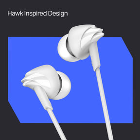 Bassheads 213L | Wired Earphone with 10mm Drivers, boAt Signature Sound, Snug Fit & Braided Cable