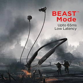 boAt Rockerz 205 Pro | Bluetooth Earphone with 10mm Drivers, Upto 30 Hour Playback, Lightweight Magnetic Earbuds